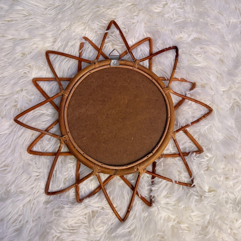 Urban Outfitters Sunburst Mirror - Tan and Brown - Picture 2 of 2